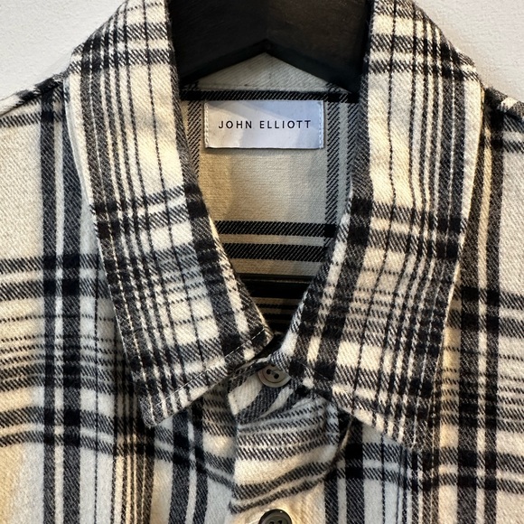 John Elliot - White/Black Flannel - Picture 4 of 4